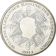 Niederlande, 5 Euro, 2014, UNZ, Silber, KM:354