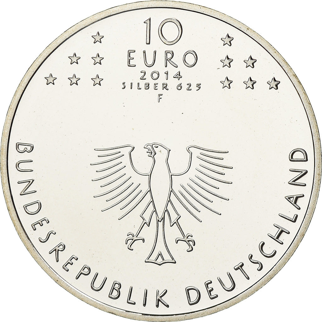 Duitsland, 10 Euro, Konstanzer Konzil, 2014, UNC-, Zilver