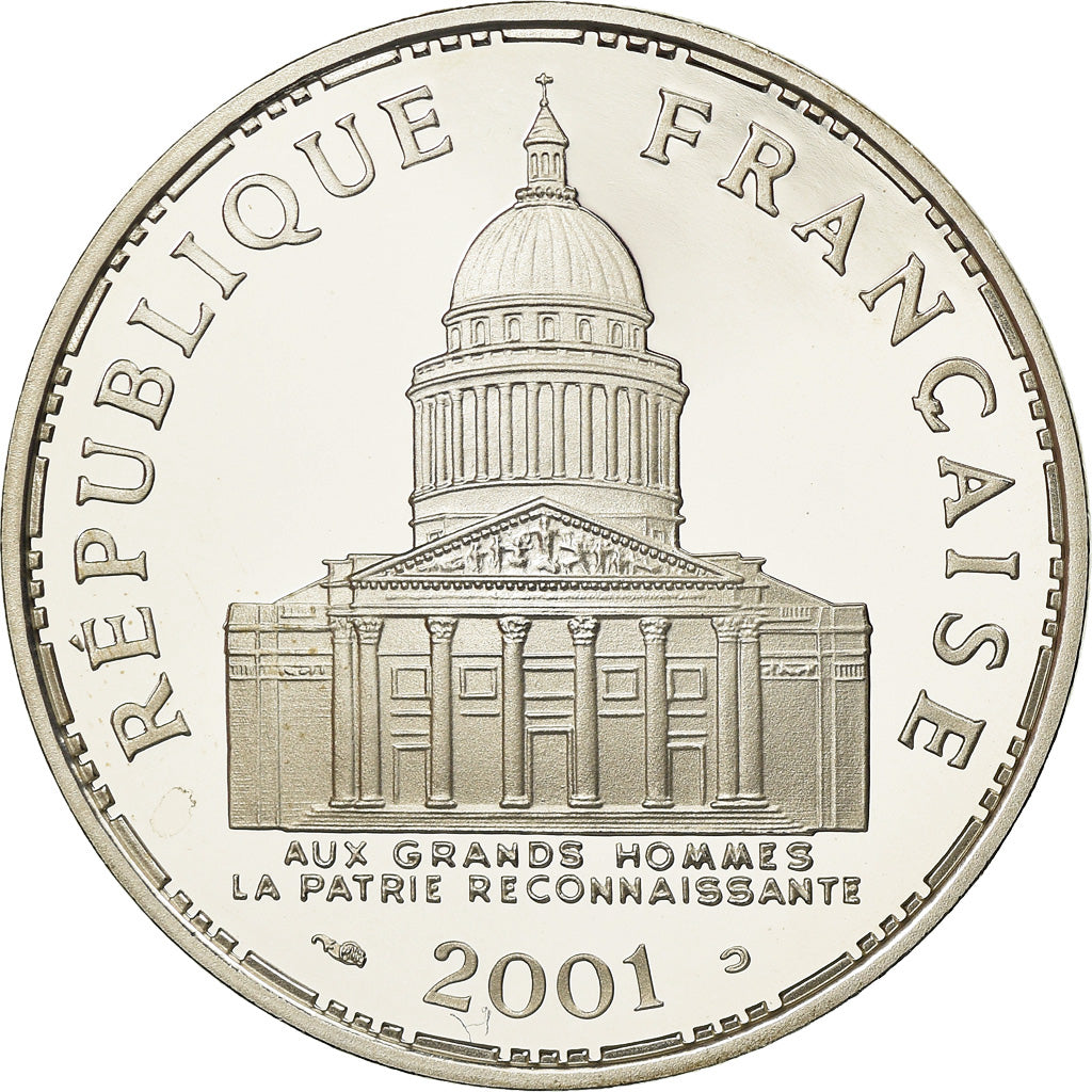 Coin, France, Panthéon, 100 Francs, 2001, Proof, MS(65-70), Silver