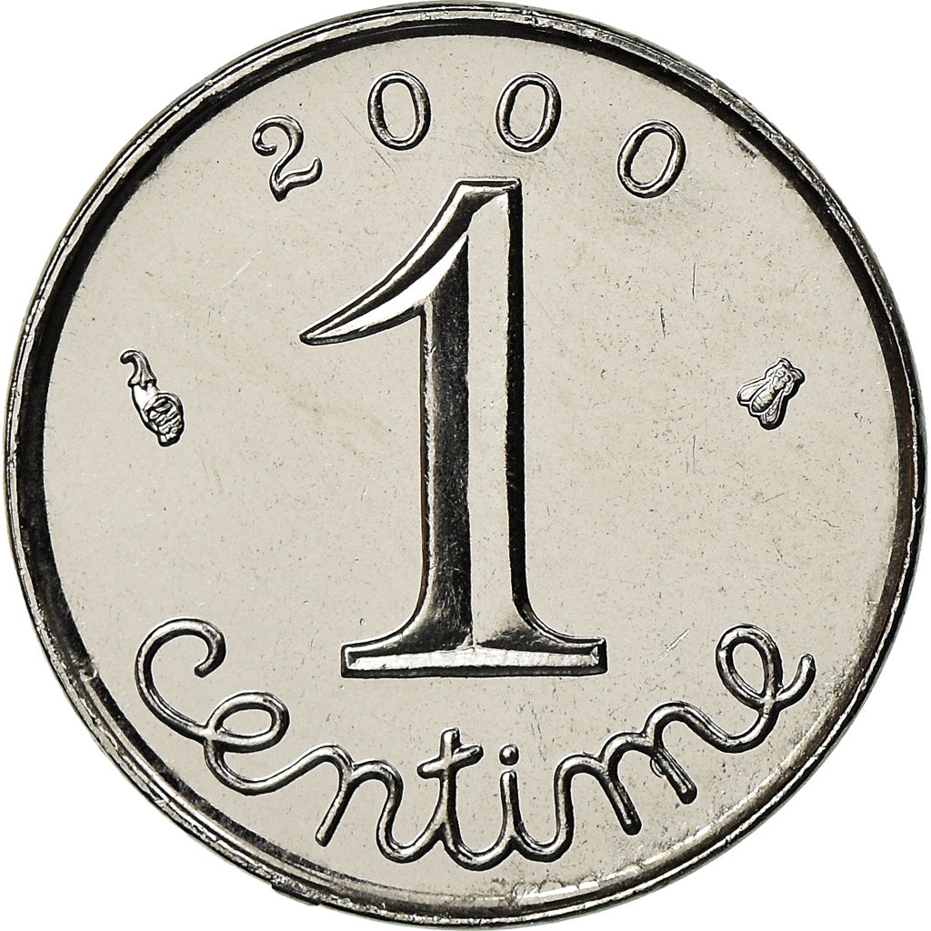 Coin, France, Épi, Centime, 2000, Paris, MS(65-70), Stainless Steel, KM:928