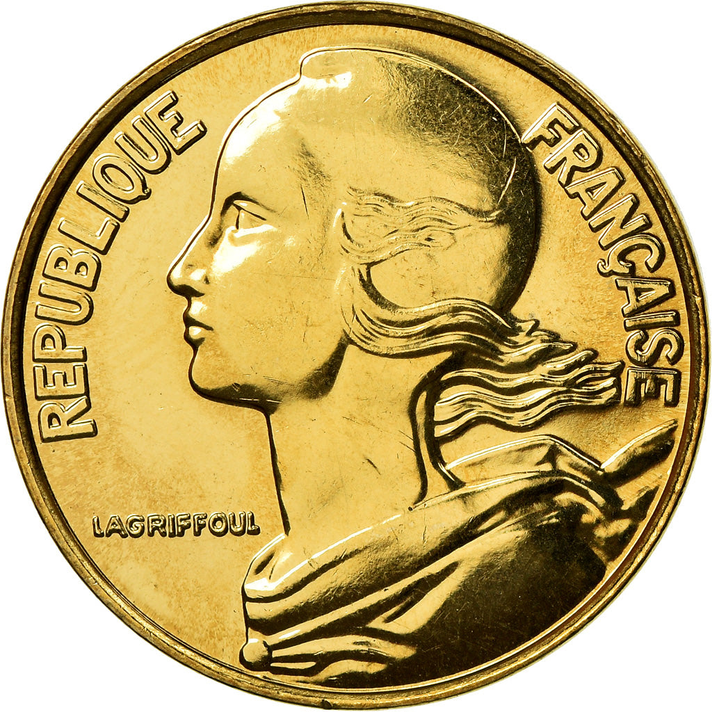 Munten, Frankrijk, Marianne, 20 Centimes, 2000, Paris, UNC-, Aluminum-Bronze
