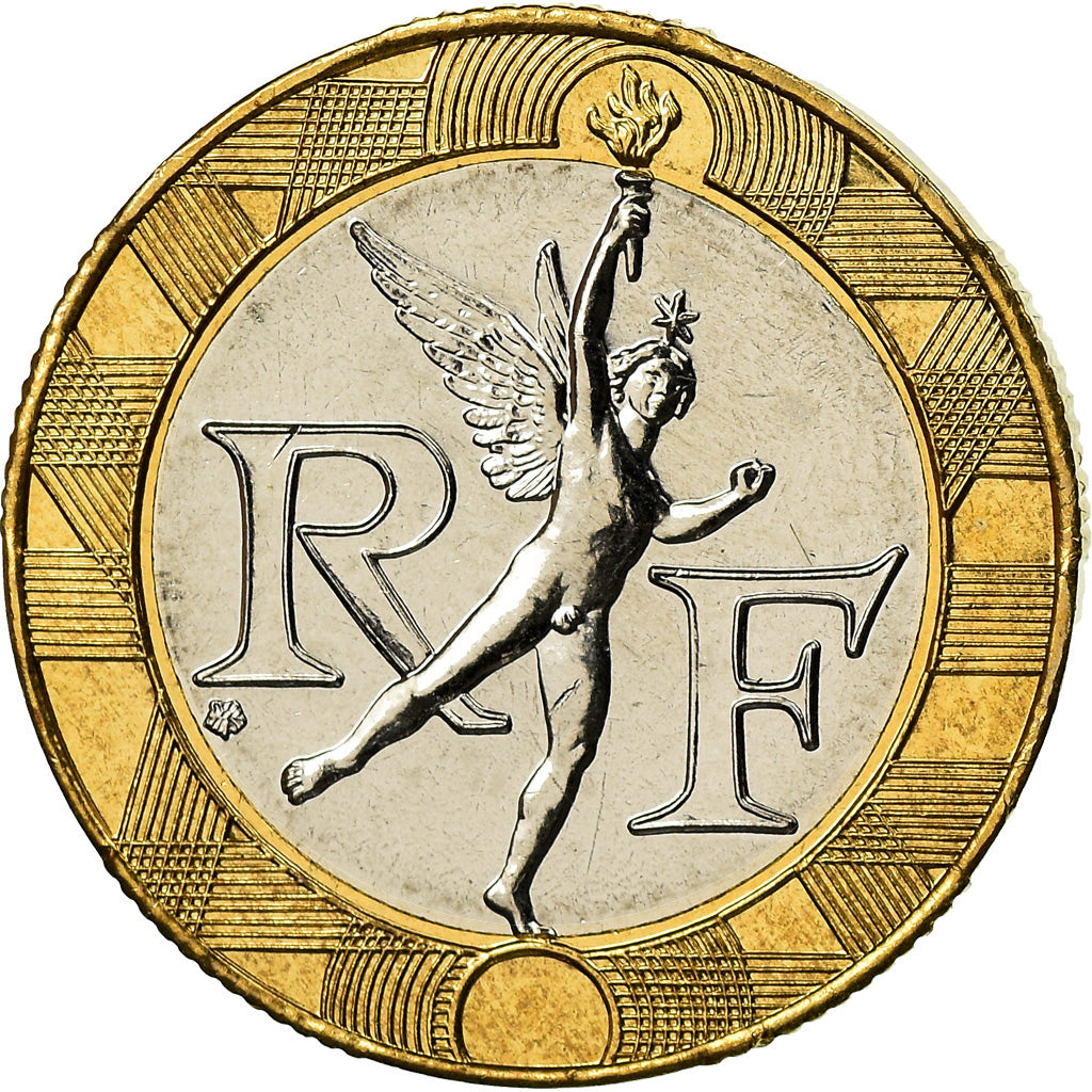 Coin, France, Génie, 10 Francs, 2000, Paris, MS(63), Aluminum-Bronze, KM:964.2