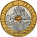 Coin, France, Mont Saint Michel, 20 Francs, 2000, Paris, MS(63), Tri-Metallic