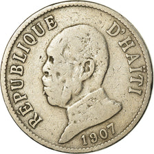 Coin, Haiti, 20 Centimes, 1907, VF(20-25), Copper-nickel, KM:55