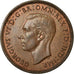 Coin, Great Britain, George VI, 1/2 Penny, 1947, AU(50-53), Bronze, KM:844