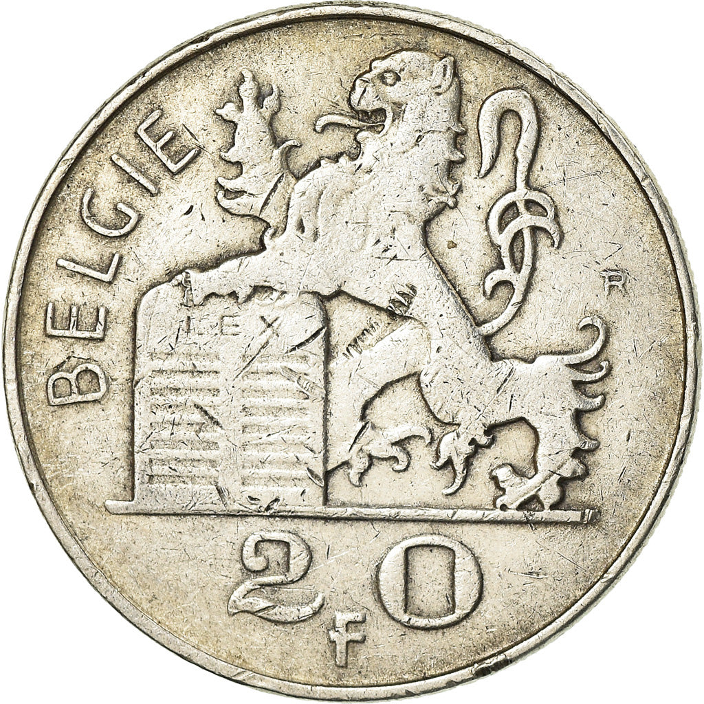 Coin, Belgium, 20 Francs, 20 Frank, 1949, EF(40-45), Silver, KM:141.1