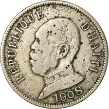 Coin, Haiti, 50 Centimes, 1908, VF(20-25), Copper-nickel, KM:56