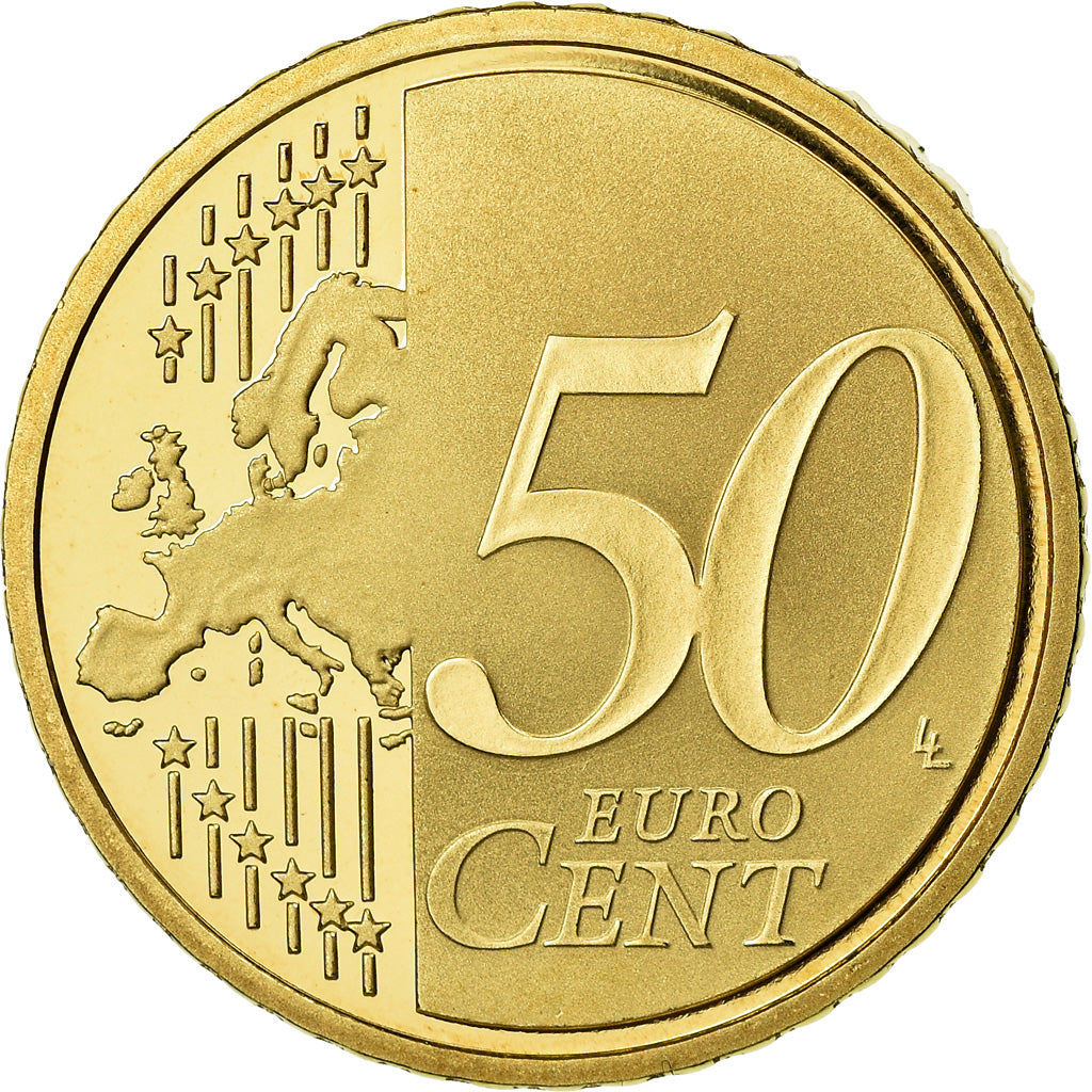 Frankreich, 50 Euro Cent, 2007, Proof / BE, STGL, Messing, KM:1412