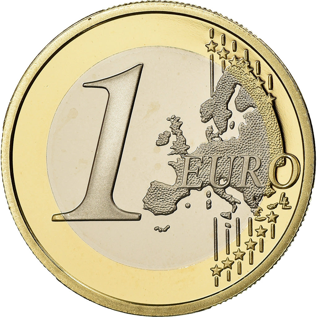 France, Euro, 2007, Proof / BE, MS(65-70), Bi-Metallic, KM:1413