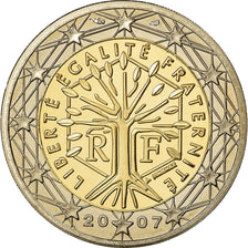 France, 2 Euro, 2007, Proof / BE, MS(65-70), Bi-Metallic, KM:1414