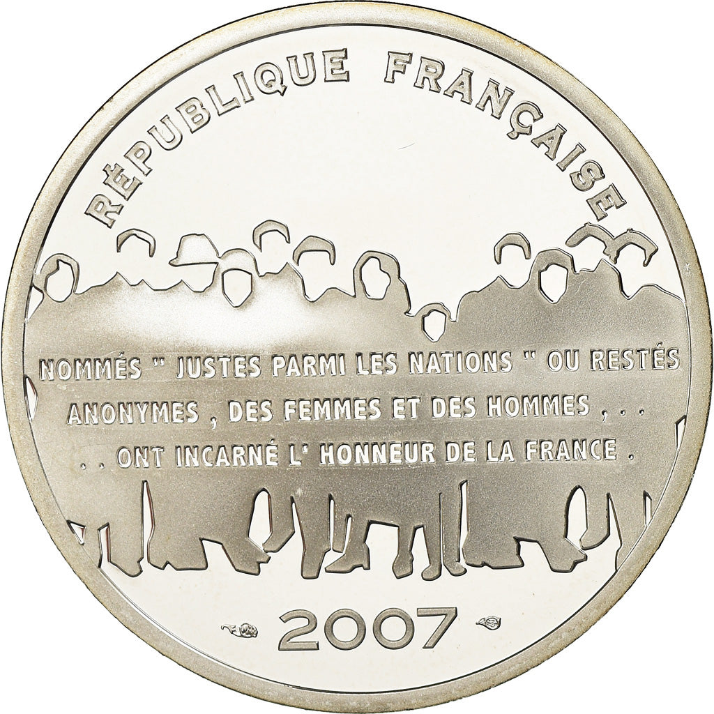 France, 15 Euro, Le Panthéon, 2007, Proof / BE, FDC, Argent, KM:A1450