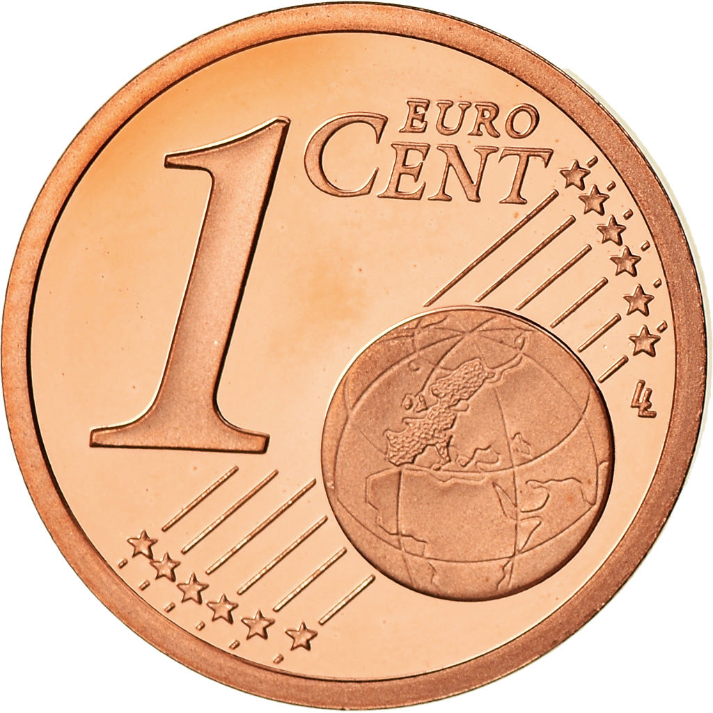 France, Euro Cent, 2009, Proof / BE, MS(65-70), Copper Plated Steel, KM:1282