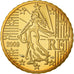 France, 10 Euro Cent, 2009, Proof / BE, MS(65-70), Brass, KM:1410