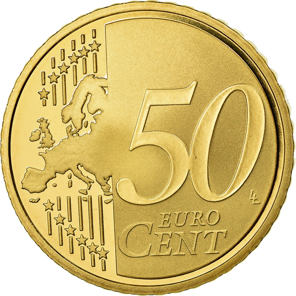 France, 50 Euro Cent, 2009, Proof / BE, MS(65-70), Brass, KM:1412