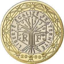France, Euro, 2009, Proof / BE, MS(65-70), Bi-Metallic, KM:1413