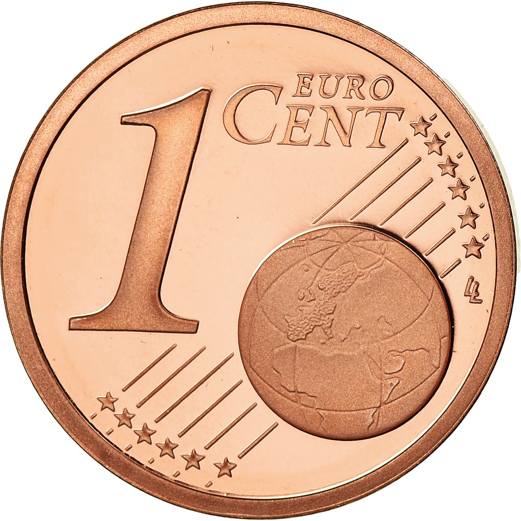 France, Euro Cent, 2012, Proof / BE, MS(65-70), Copper Plated Steel, KM:1282