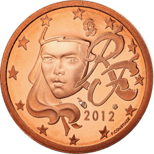 France, 2 Euro Cent, 2012, Proof / BE, MS(65-70), Copper Plated Steel, KM:1283