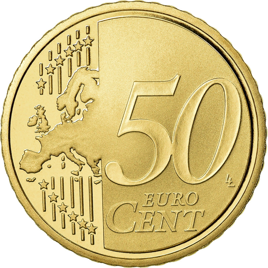 France, 50 Euro Cent, 2012, Proof / BE, MS(65-70), Brass, KM:1412