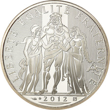 France, Hercule, 10 Euro, 2012, Proof / BE, MS(65-70), Silver, KM:2073