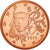 Frankreich, Euro Cent, 2011, Proof / BE, STGL, Copper Plated Steel, KM:1282