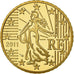 France, 50 Euro Cent, 2011, Proof / BE, MS(65-70), Brass, KM:1412