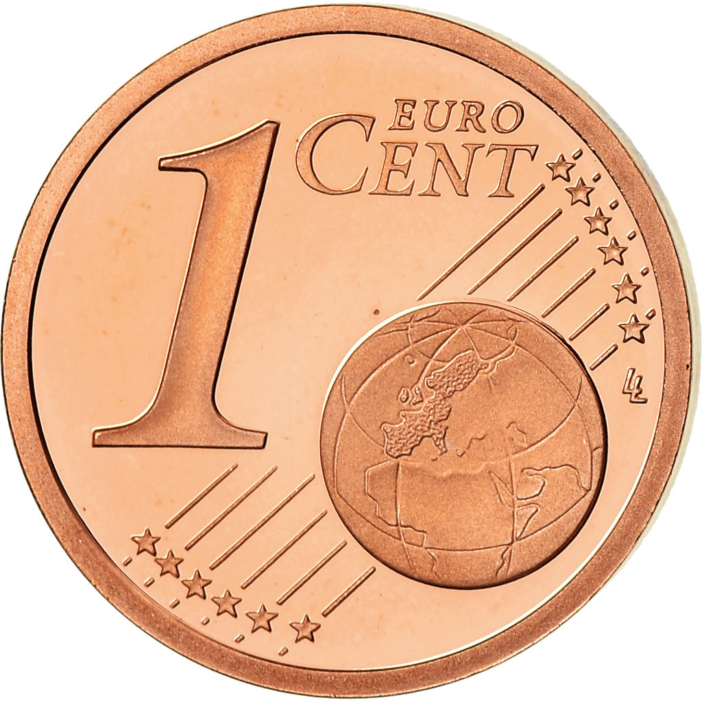 Frankrijk, Euro Cent, 2008, Proof / BE, FDC, Copper Plated Steel, KM:1282