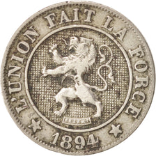 Belgium, Leopold II, 10 Centimes, 1894, Copper-nickel, KM:42