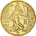 France, 20 Euro Cent, 2008, Proof / BE, MS(65-70), Brass, KM:1411