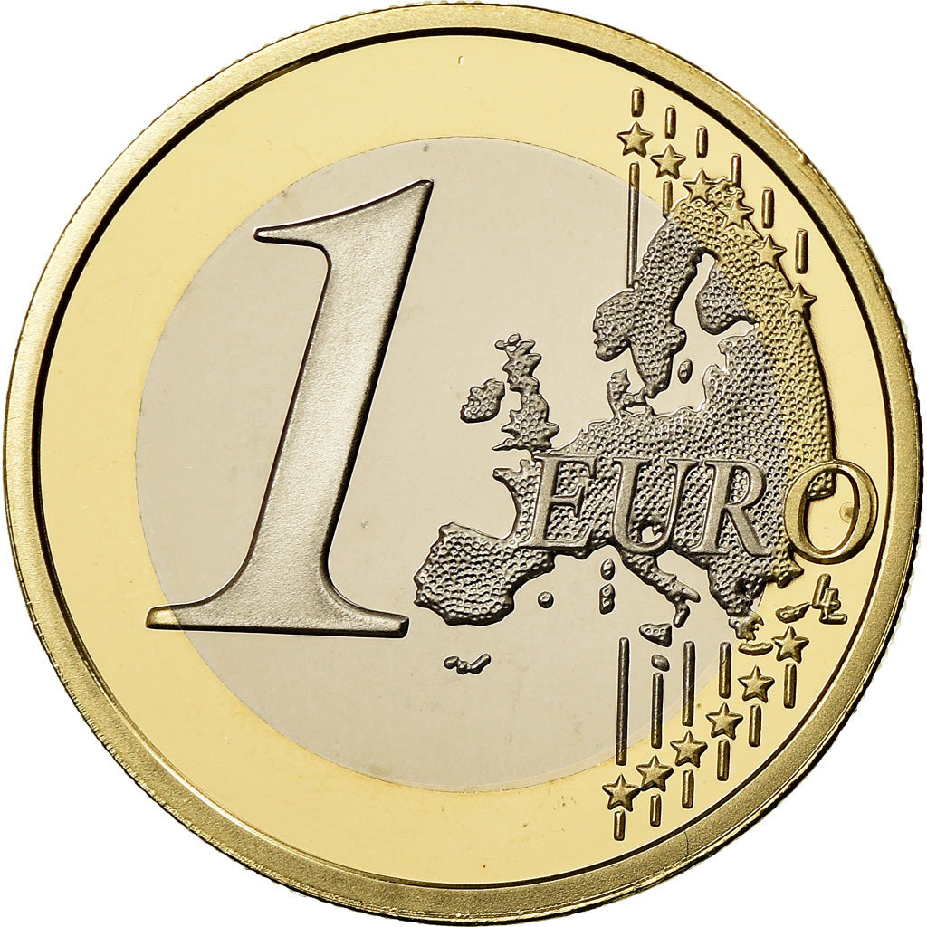 France, Euro, 2008, Proof / BE, MS(65-70), Bi-Metallic, KM:1413