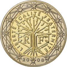 France, 2 Euro, 2008, Proof / BE, MS(65-70), Bi-Metallic, KM:1414