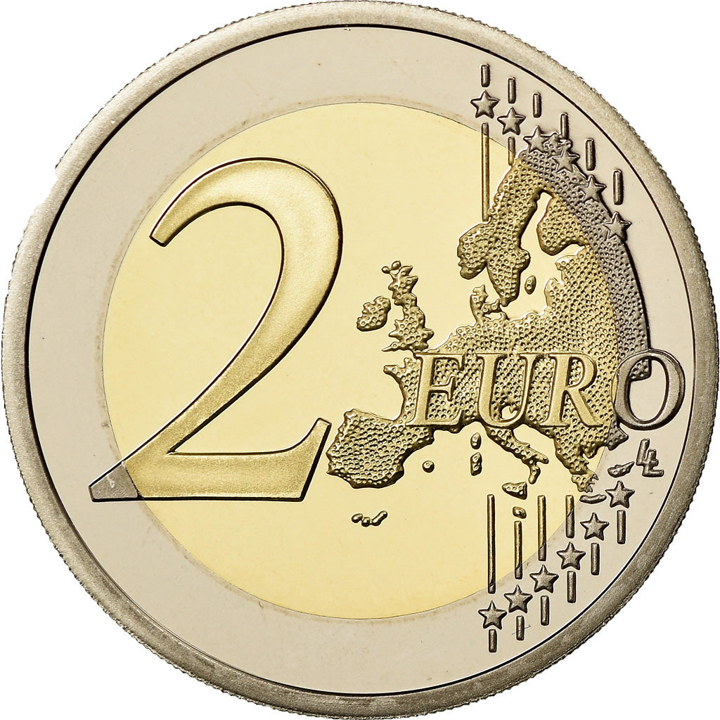 France, 2 Euro, 2008, Proof / BE, MS(65-70), Bi-Metallic, KM:1414