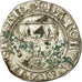 Monnaie, France, Charles VI, Blanc Guénar, Angers, TB, Billon, Duplessy:377A