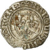 Monnaie, France, Charles VI, Blanc Guénar, Angers, TB, Billon, Duplessy:377A