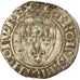 Coin, France, Charles VI, Blanc Guénar, Angers, VF(30-35), Billon