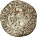 Coin, France, Charles VI, Blanc, Cremieu, VF(20-25), Billon, Duplessy:377A