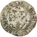 Coin, France, Charles VI, Blanc, Cremieu, VF(20-25), Billon, Duplessy:377A