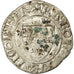 Coin, France, Charles VI, Blanc, Cremieu, VF(20-25), Billon, Duplessy:377A