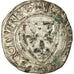 Coin, France, Charles VI, Blanc, Cremieu, VF(20-25), Billon, Duplessy:377A