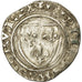 Coin, France, Charles VI, Blanc Guénar, Montpellier, VF(30-35), Billon