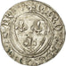 Coin, France, Charles VI, Blanc Guénar, Montpellier, VF(30-35), Billon