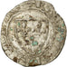 Coin, France, Charles VI, Blanc Guénar, Romans, VF(20-25), Billon