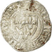 Coin, France, Charles VI, Blanc Guénar, Rouen, VF(20-25), Billon, Duplessy:377A