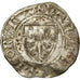 Coin, France, Charles VI, Blanc Guénar, Rouen, VF(30-35), Billon, Duplessy:377A