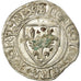 Coin, France, Charles VI, Blanc Guénar, Rouen, VF(30-35), Billon, Duplessy:377A