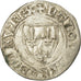 Coin, France, Charles VI, Blanc Guénar, Rouen, VF(30-35), Billon, Duplessy:377A