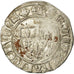 Monnaie, France, Charles VI, Blanc Guénar, TB, Billon, Duplessy:377