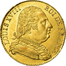 Münze, Frankreich, Louis XVIII, Louis XVIII, 20 Francs, 1815, London, UNZ