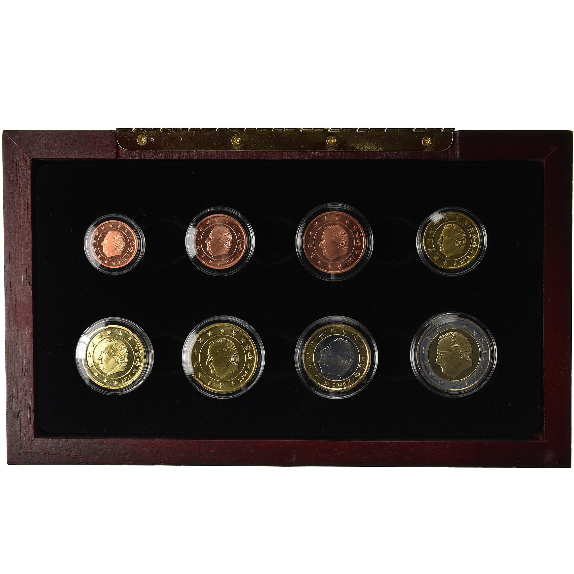 Belgien, Proof Set Euro, 2006, 1c à 2€, STGL