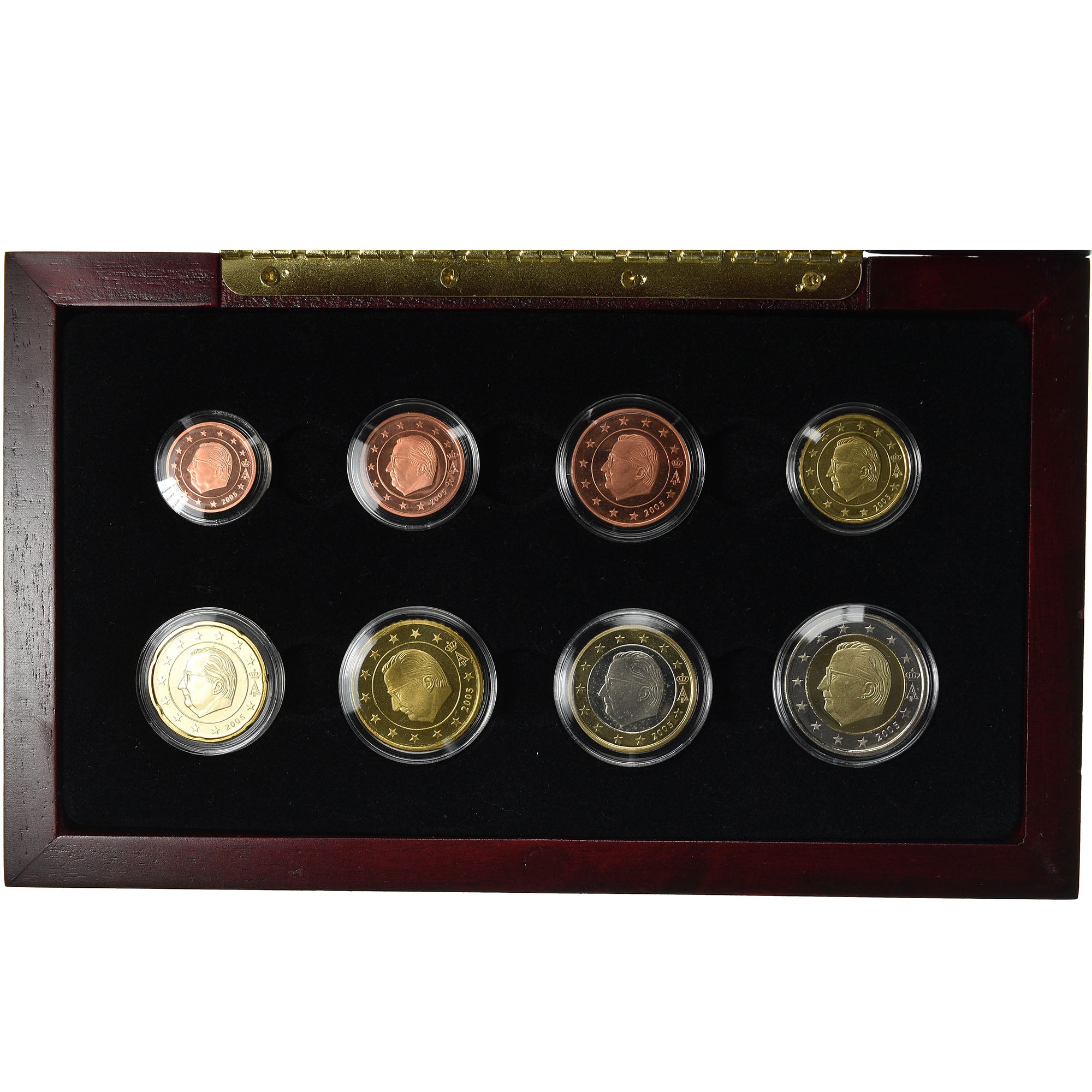 Belgium, Proof Set Euro, 2005, 1c à 2€, MS(65-70)