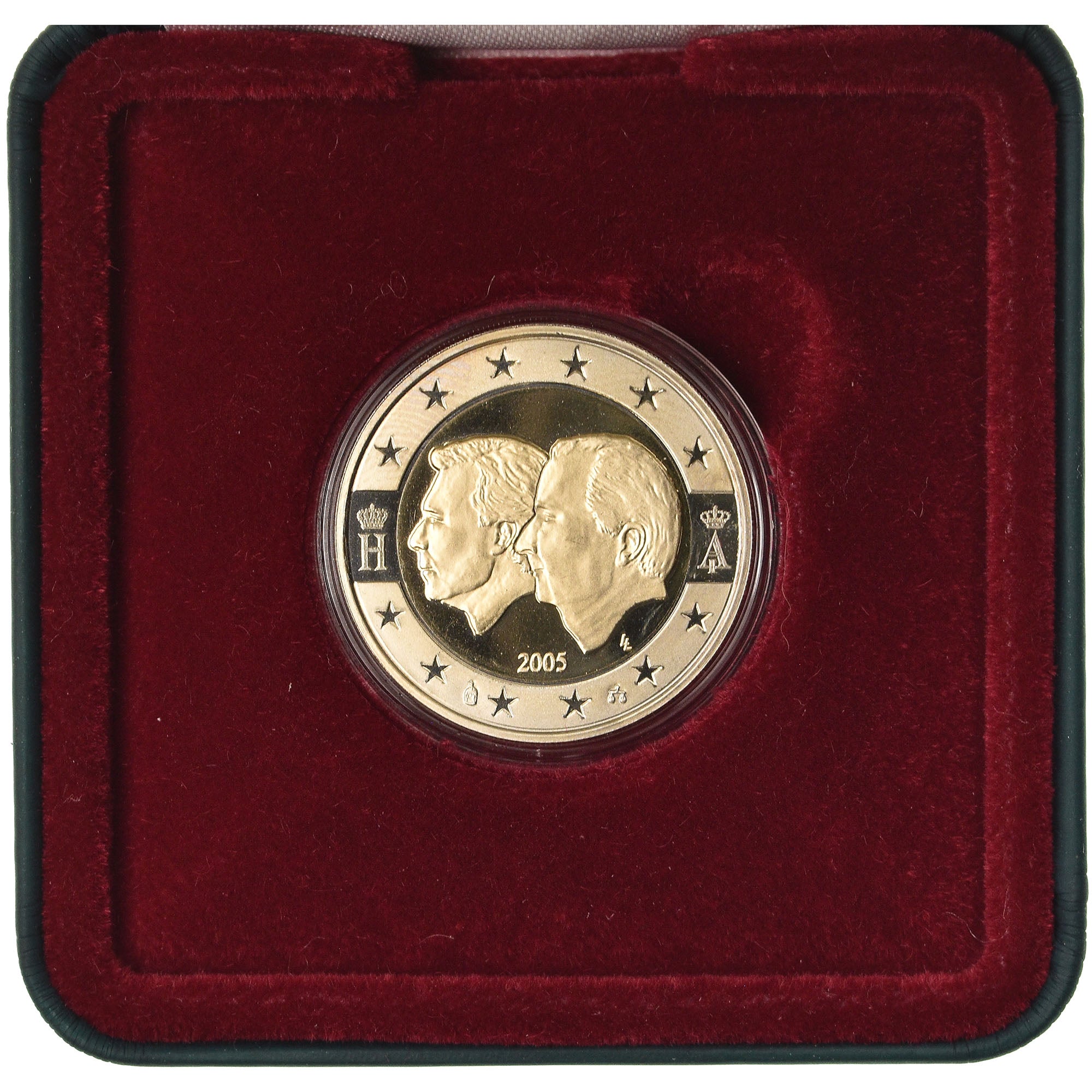 Belgique, 2 Euro, Union économique Belgo-Luxembourgeoise, 2005, Proof / BE